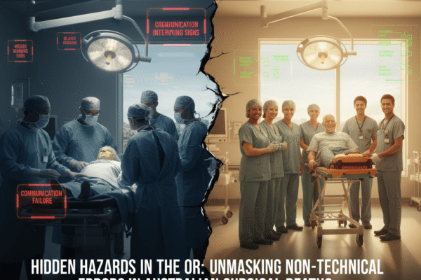 An Australian surgical team at work. Research shows non-technical factors such as communication and decision-making play a major role in preventable surgical deaths.