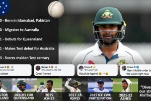 Usman Khawaja speaks emotionally at a press conference announcing his retirement from Australian international cricket.