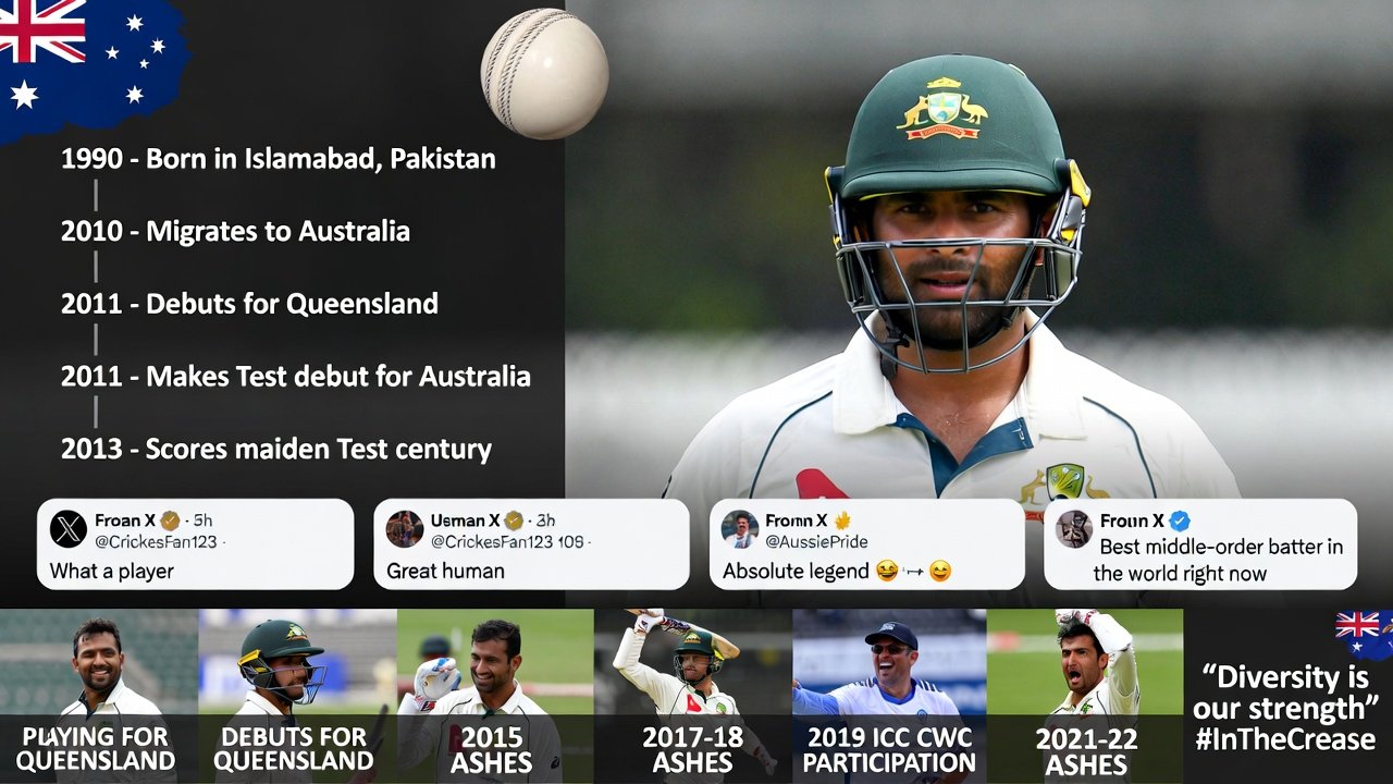 Usman Khawaja speaks emotionally at a press conference announcing his retirement from Australian international cricket.